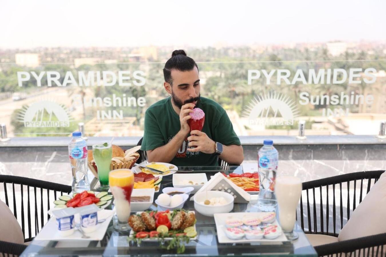 Pyramids Sunshine View Hotel Kafret el-Gabal Exterior foto