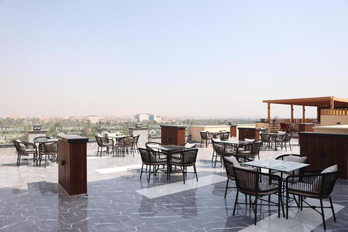 Pyramids Sunshine View Hotel Kafret el-Gabal Exterior foto