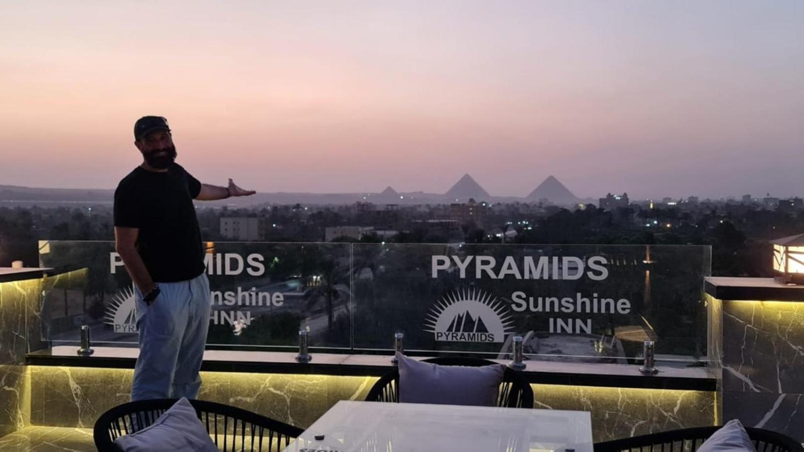 Pyramids Sunshine View Hotel Kafret el-Gabal Exterior foto
